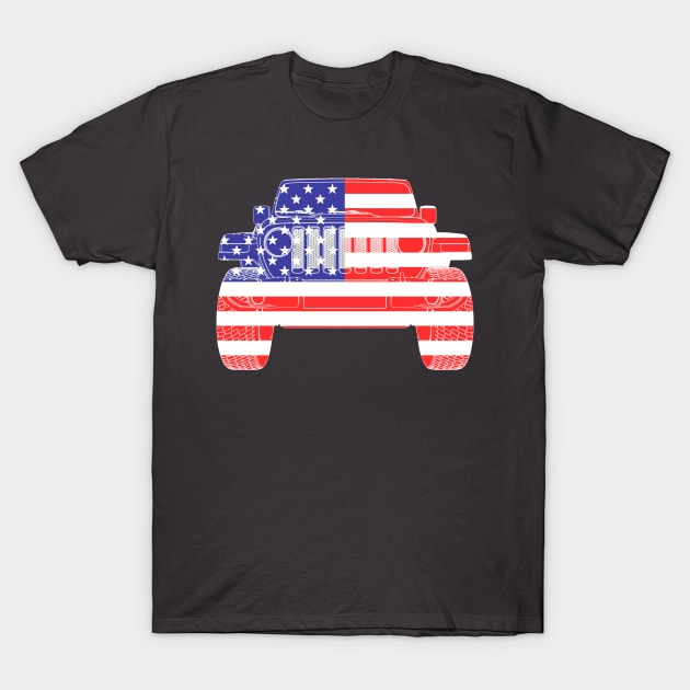 Jeep American Icon T-Shirt by FurryBallBunny